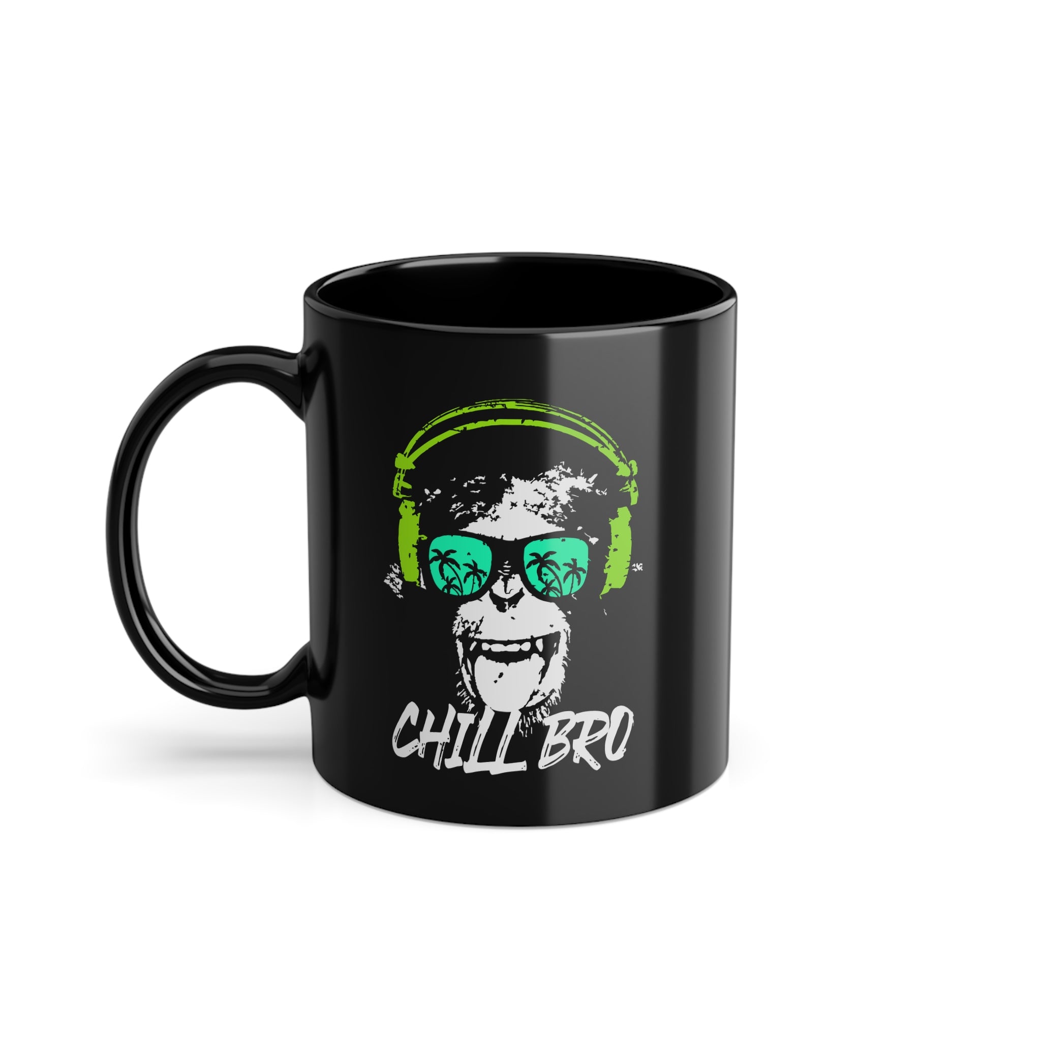 Falle mit Kopfhörern - Chill Bro - Witzige Kaffee Tasse