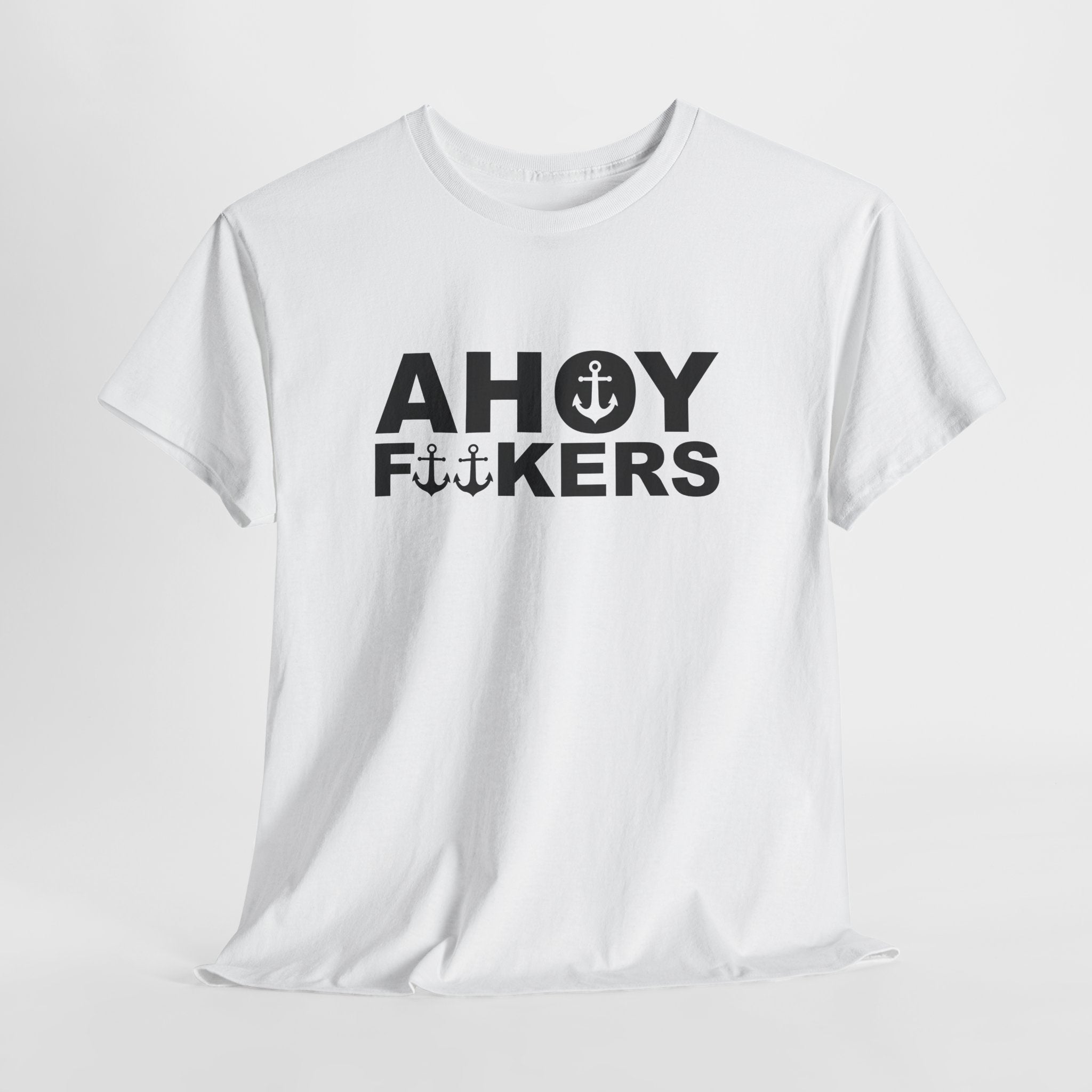 Freches Ahoy Shirt – Maritime Humor Spruch mit Anker
