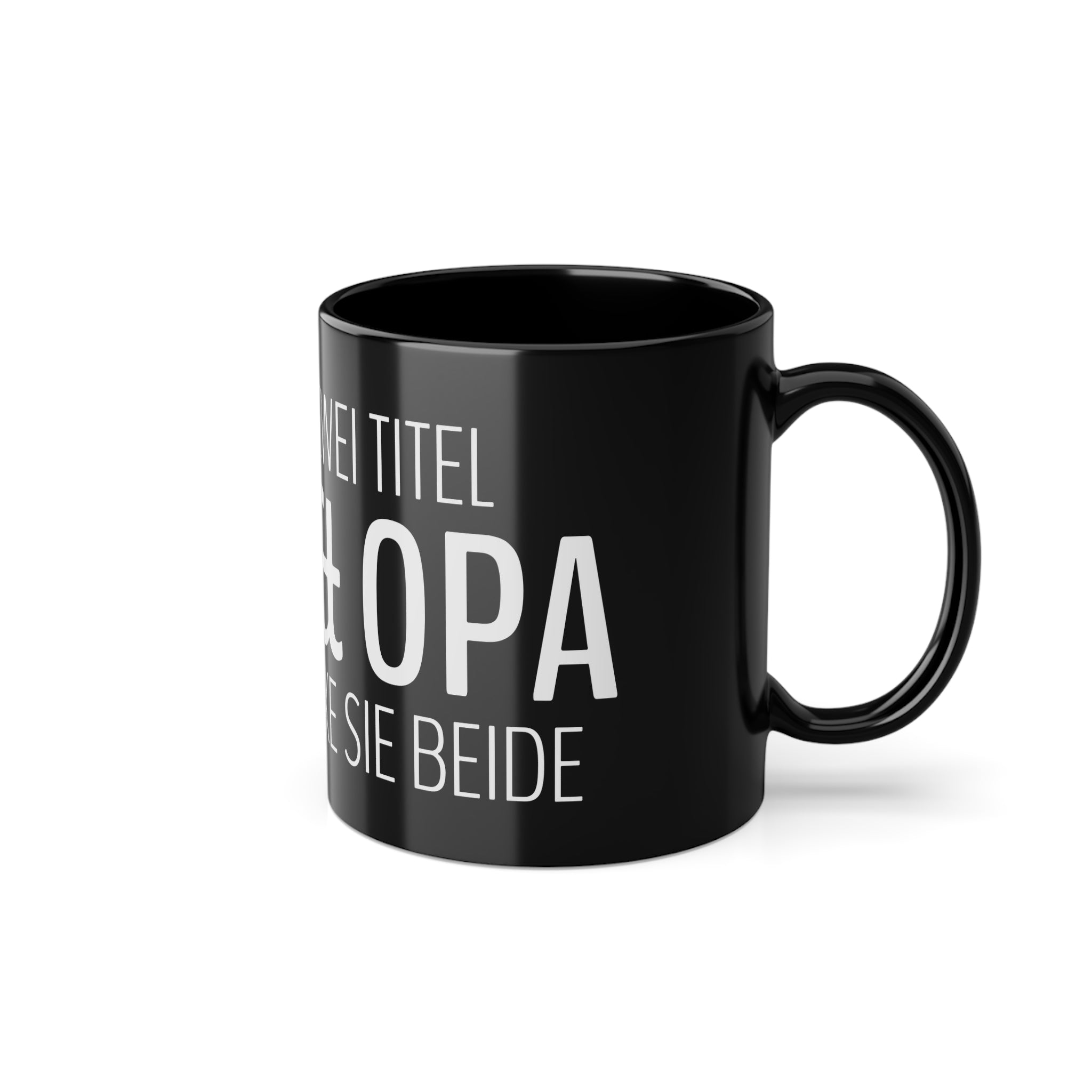 Papa und Opa - Habe 2 Titel - Papa und Opa und ich rocke sie beide - Lustige Geschenk Kaffee Tasse