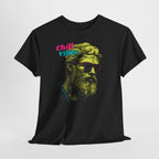 Chill Vibes T-Shirt – Neon Retro Hipster Design im Vintage Style
