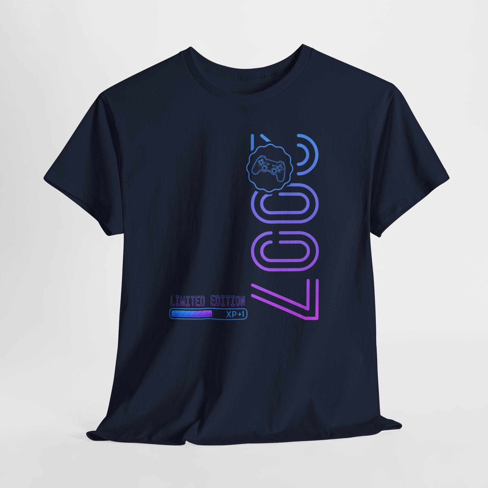 Gamer 2007 Shirt – Level 18 Unlocked – Neon Gaming Geschenk zum 18. Geburtstag – Zocker T-Shirt Retro Cyberpunk