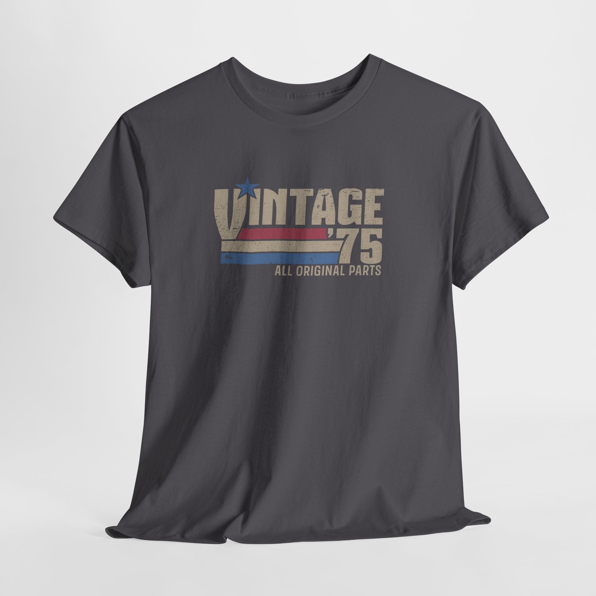50. Geburtstag Jahrgang 1975 Vintage 75 Original Parts Retro Geschenk T-Shirt