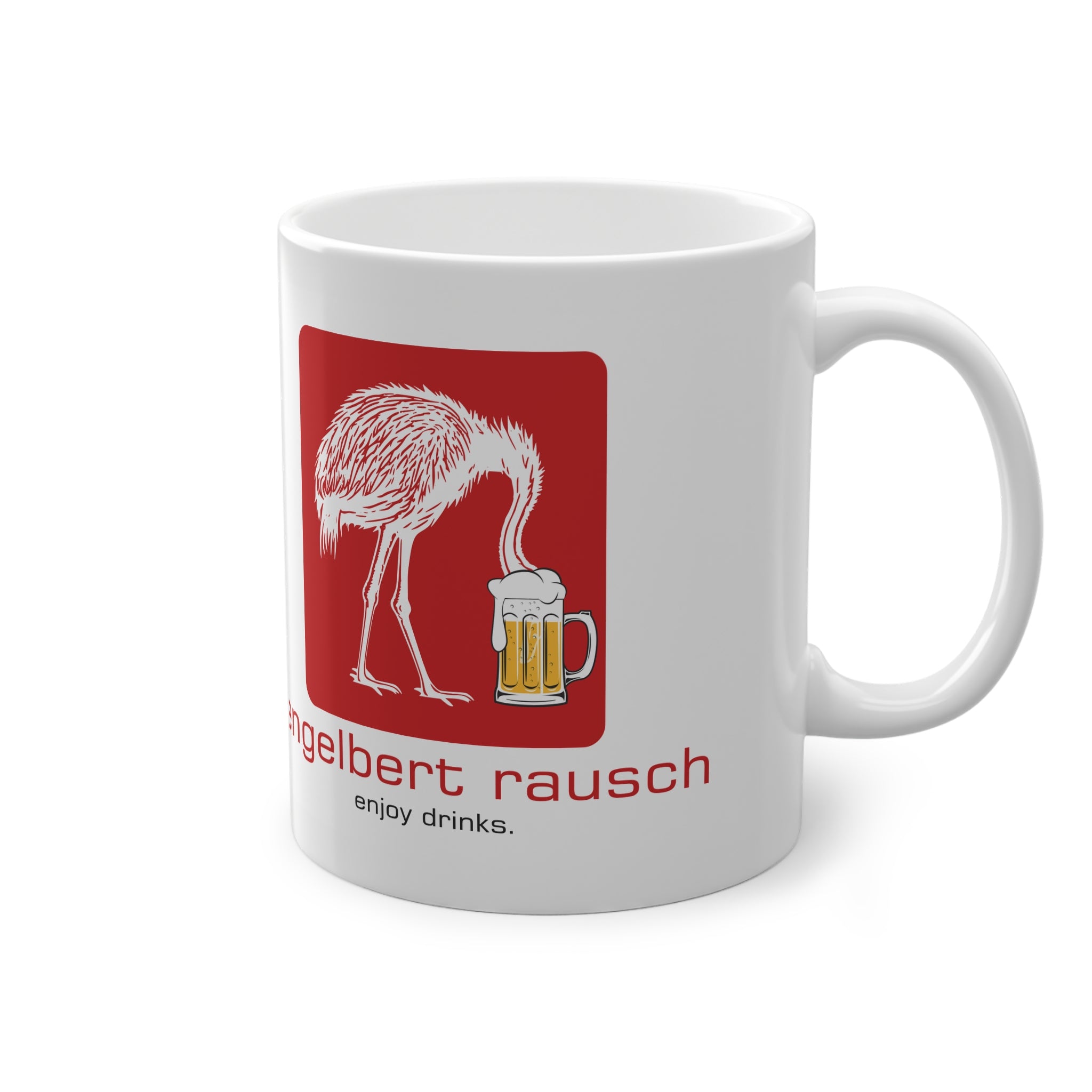 Bier Engelbert Rausch Parodie Lustiges Geschenk Kaffee Tasse