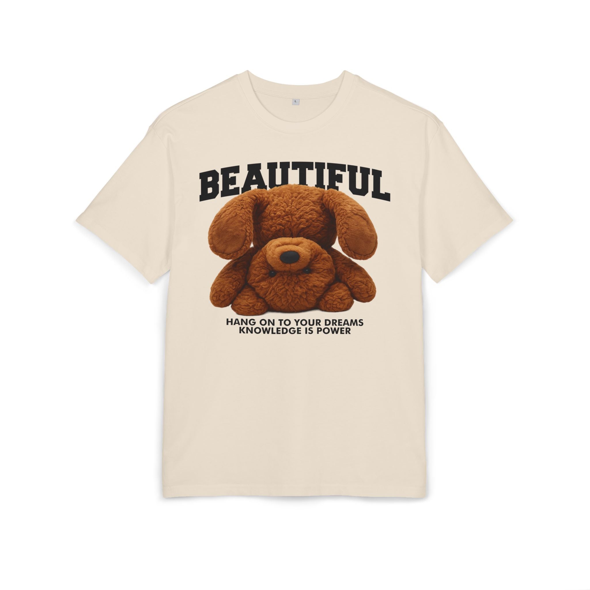 Teddybär Beautiful - Unisex Heavy Oversize T-Shirt