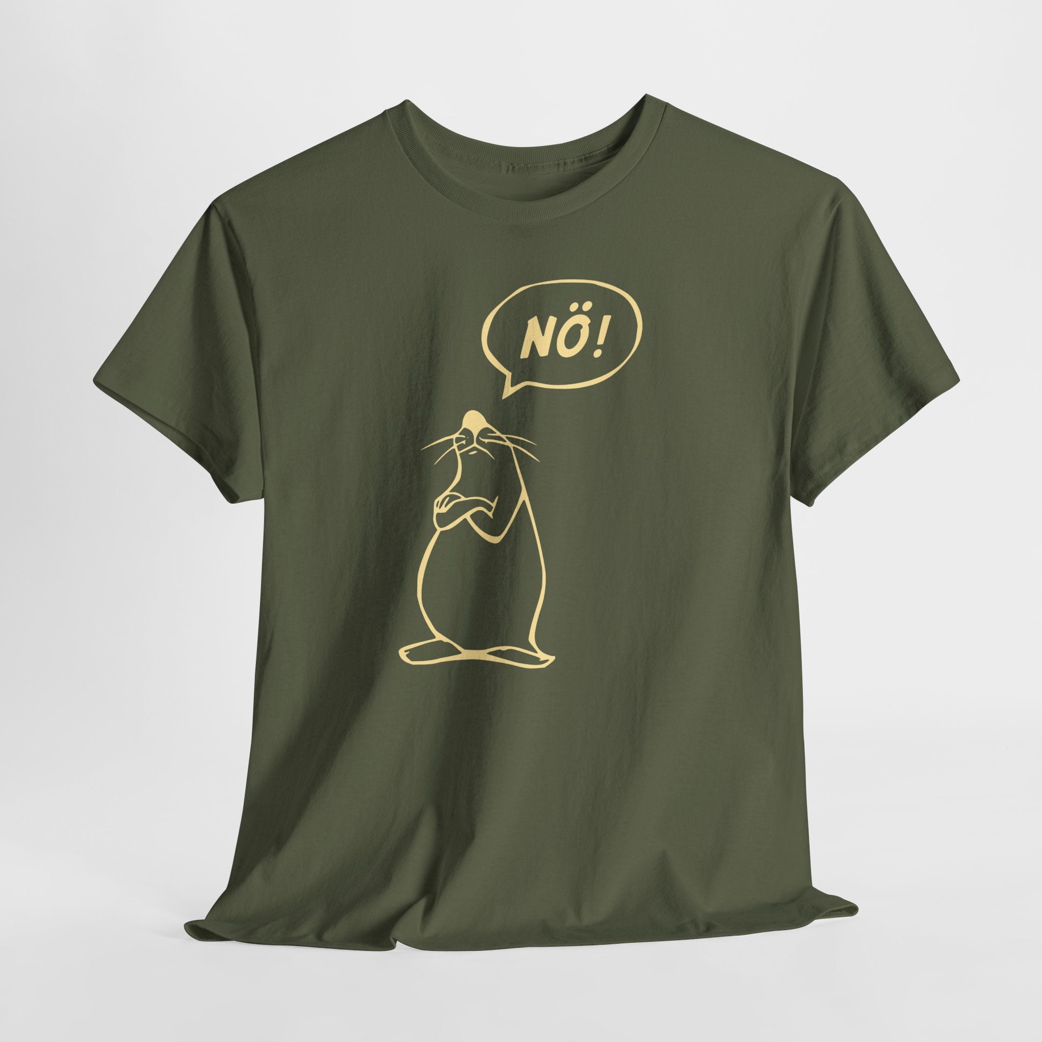 Lustiger Otter mit Sprechblase NÖ - Lustiges Fun T-Shirt