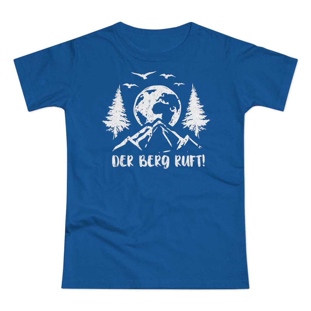 Bergmensch Berge Wandern Natur Shirt Der Berg Ruft Lustiges Geschenk Frauen Premium T-Shirt