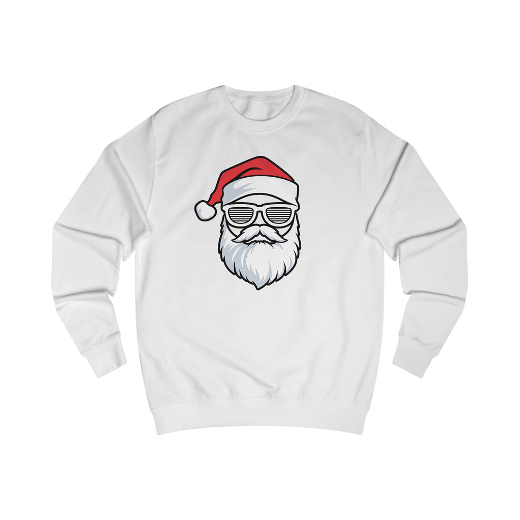 Cooler Weihnachtsmann – Stylischer Santa mit Bart & Brille - Unisex Sweatshirt