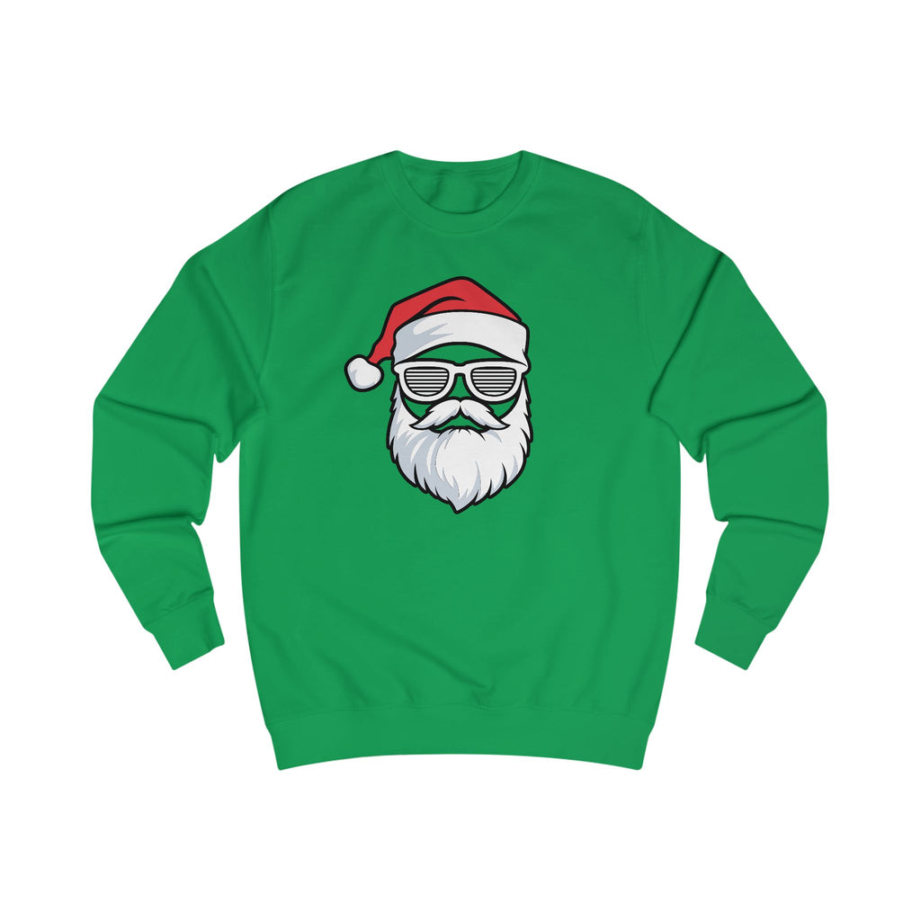 Cooler Weihnachtsmann – Stylischer Santa mit Bart & Brille - Unisex Sweatshirt