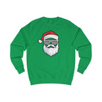 Cooler Weihnachtsmann – Stylischer Santa mit Bart & Brille - Unisex Sweatshirt