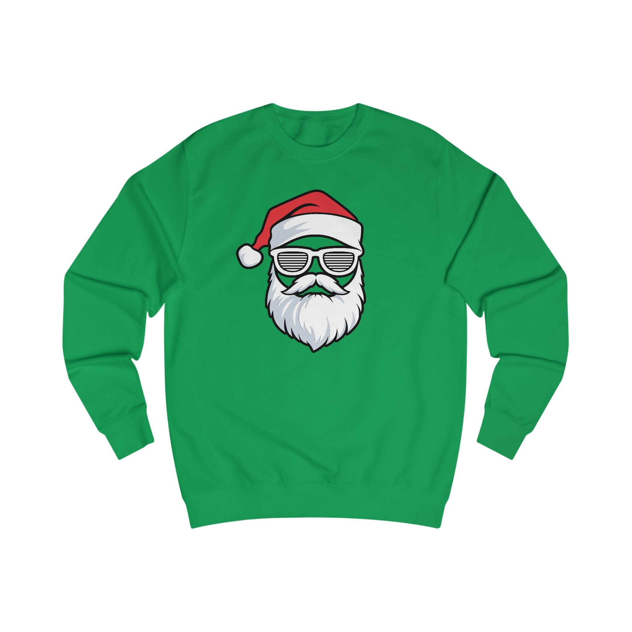 Cooler Weihnachtsmann – Stylischer Santa mit Bart & Brille - Unisex Sweatshirt