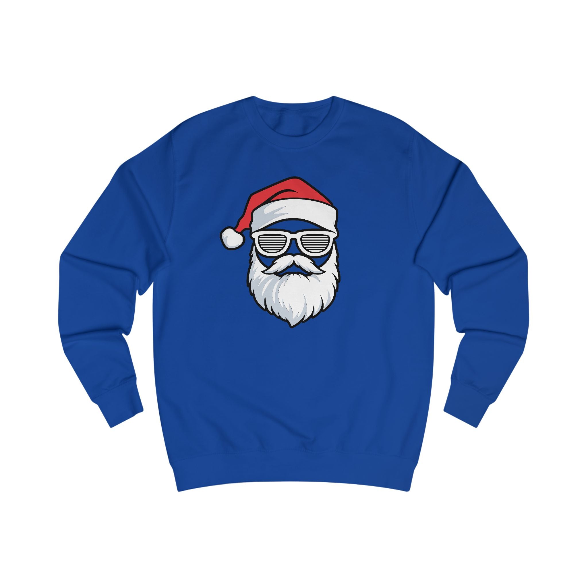 Cooler Weihnachtsmann – Stylischer Santa mit Bart & Brille - Unisex Sweatshirt