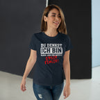 Du denkst ich bin klein lieb und nett - Böser Fehler Lustiges Frauen Premium T-Shirt