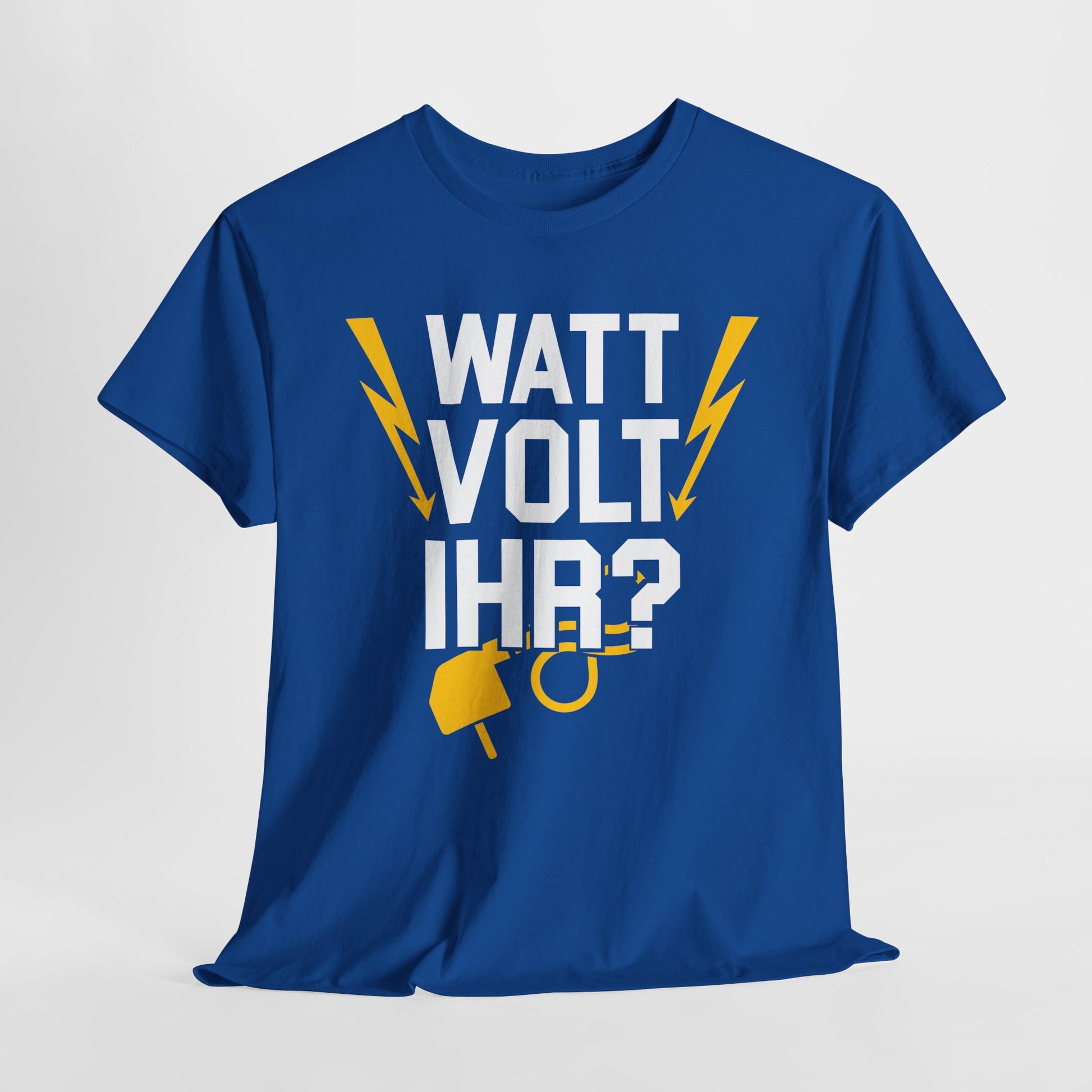 Elektriker WATT wollt IHR Lustiges Männer T-Shirt