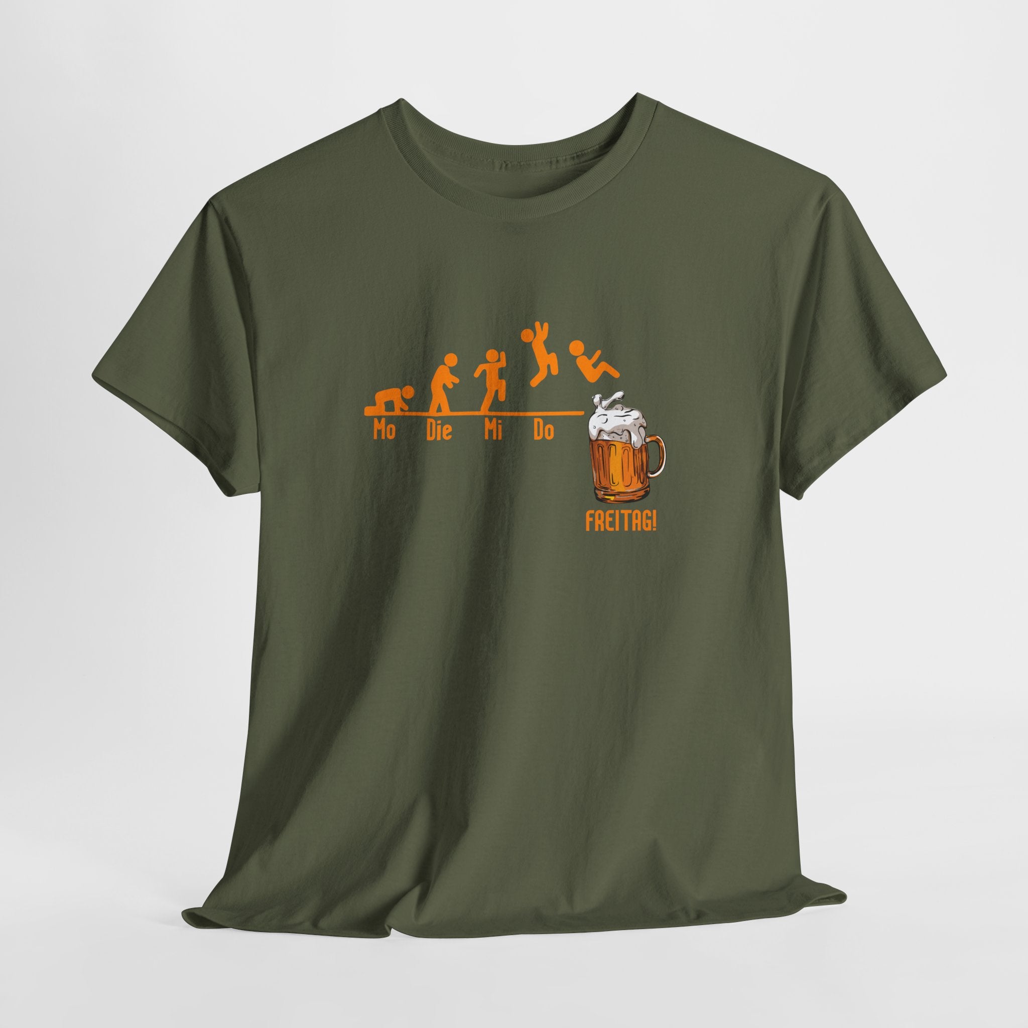 Wochentage Bis endlich Freitag - Lustiges Bier T-Shirt
