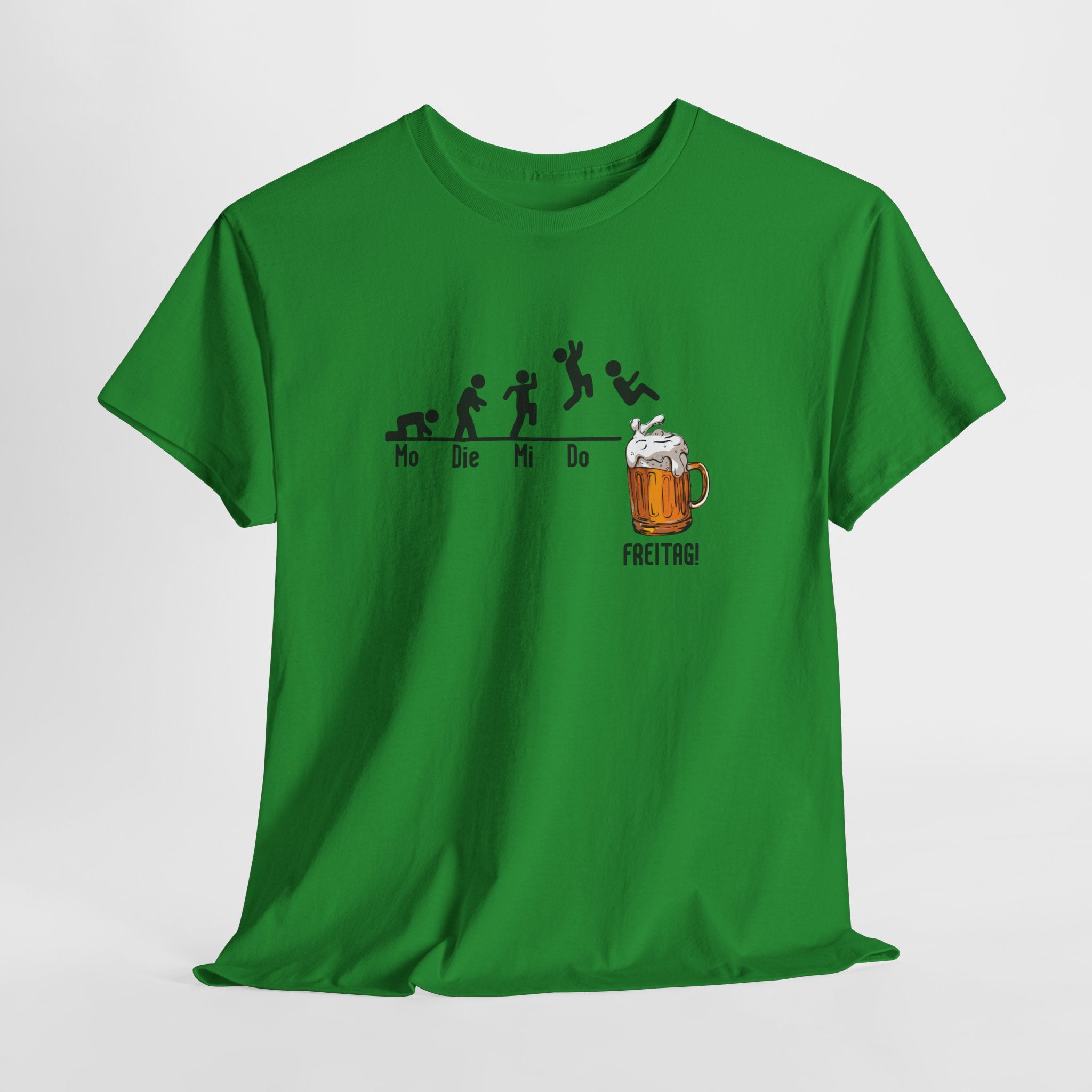 Wochentage Bis endlich Freitag - Lustiges Bier T-Shirt