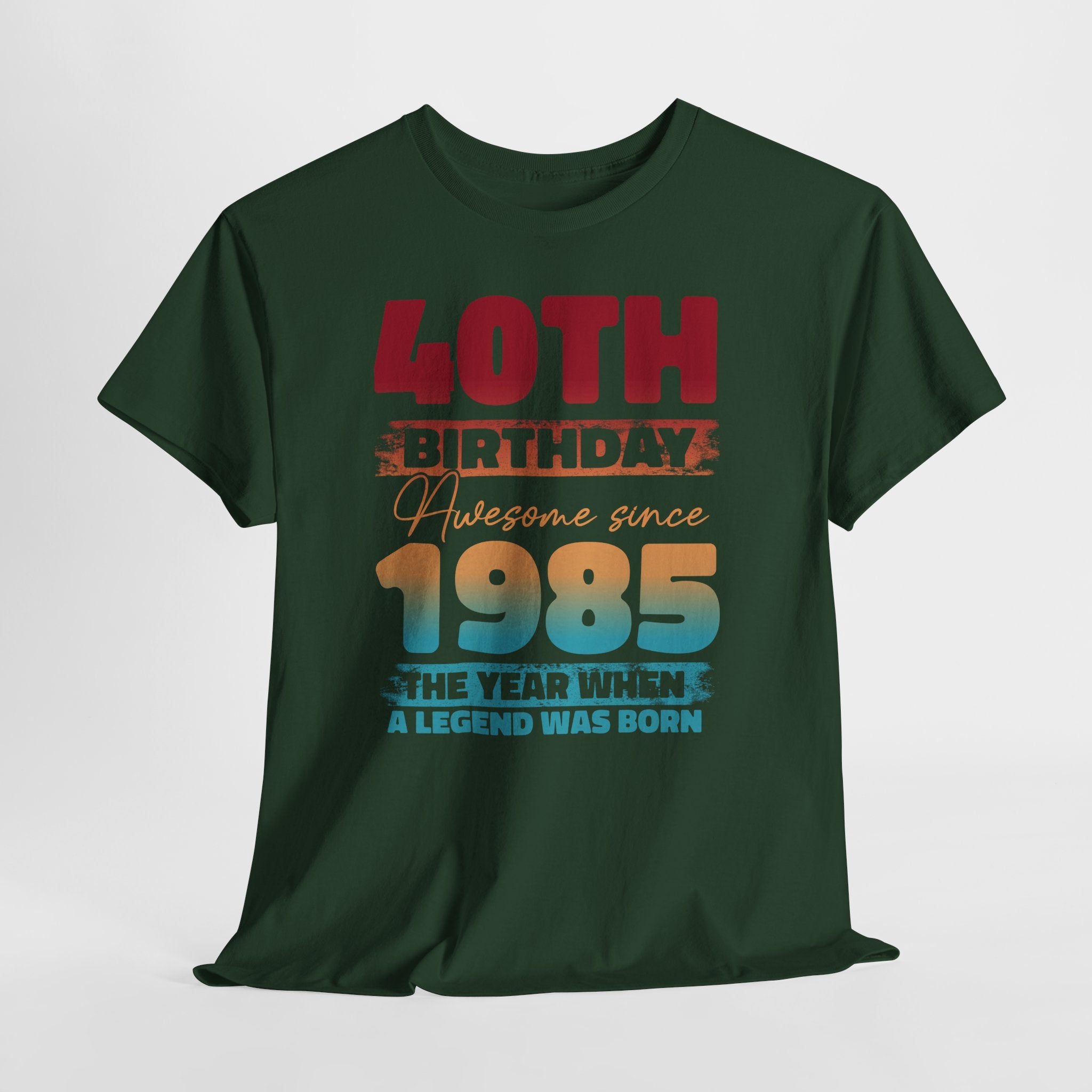 40. Geburtstag Vintage Retro Limited Edition Geboren 1985 Legend Was Born Geschenk T-Shirt