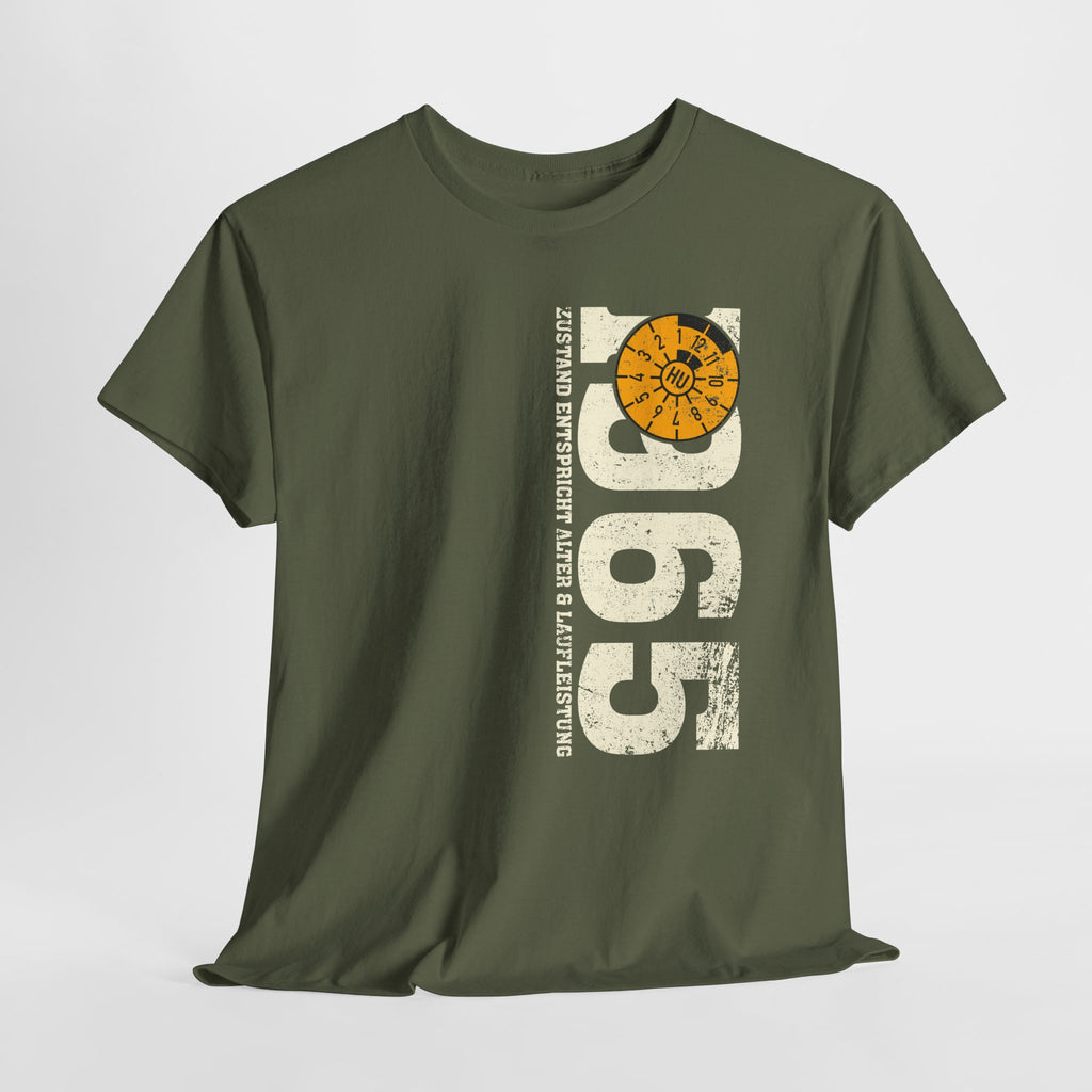 60. Geburtstag Baujahr 1965 Zustand entspricht Alter und Laufleistung TÜV Lustiges Mechaniker Geschenk T-Shirt