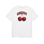 Cherry – Retro College Style Shirt für Frauen - Unisex Oversized T-Shirt