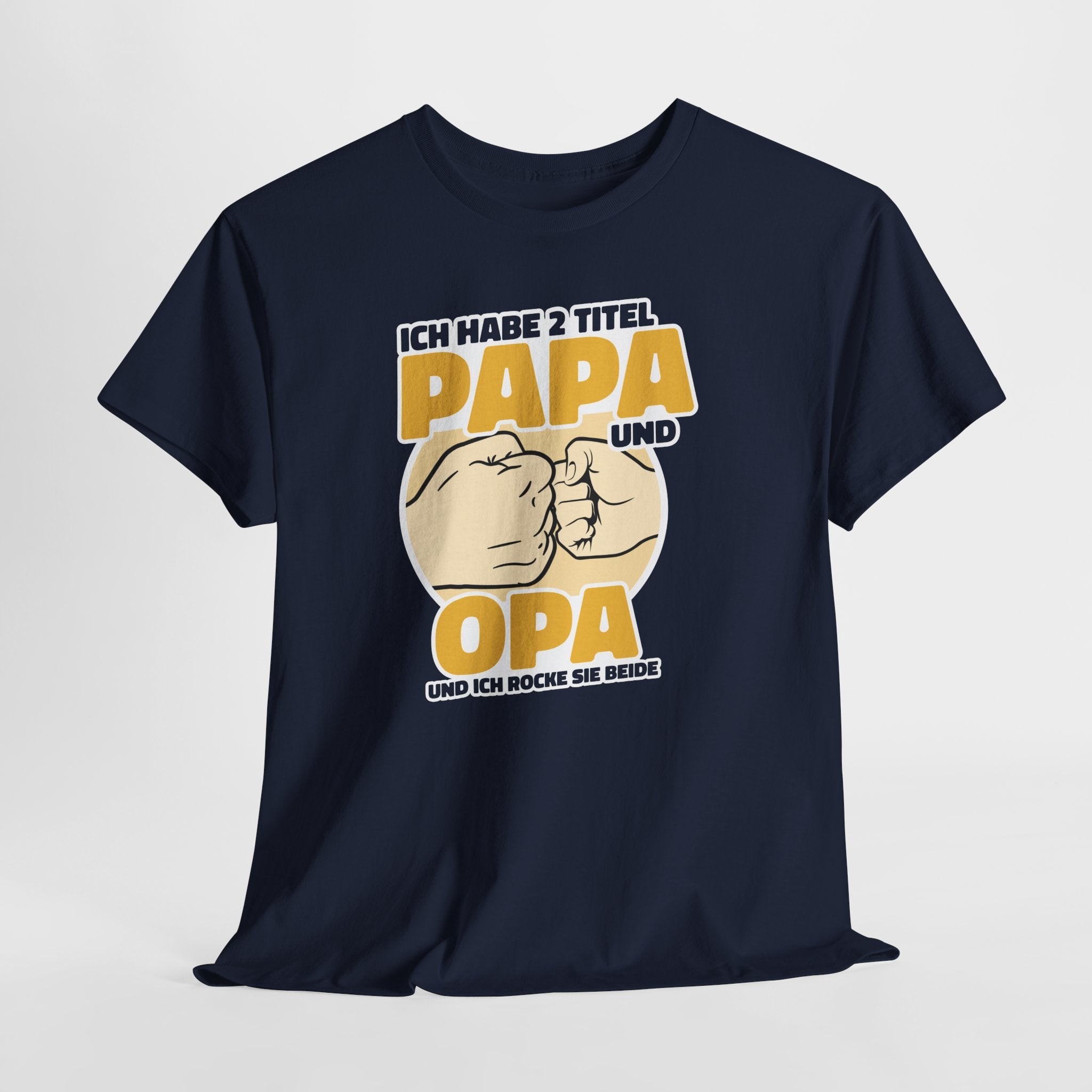 Ich habe 2 Titel: Papa und Opa – Und ich rocke sie beide – Opa T-Shirt