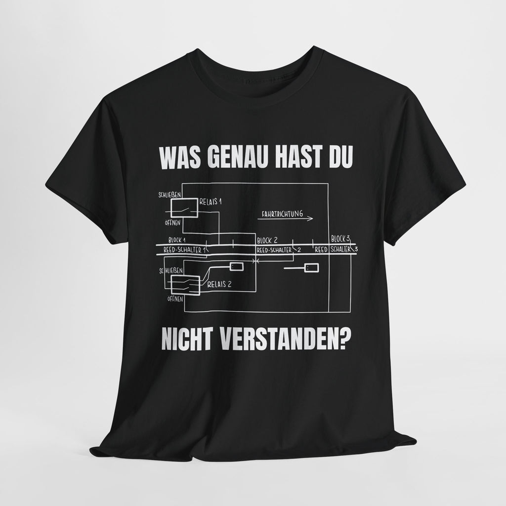 Elektriker Shirt Schaltplan - Was hast Du nicht verstanden Lustiges T-Shirt
