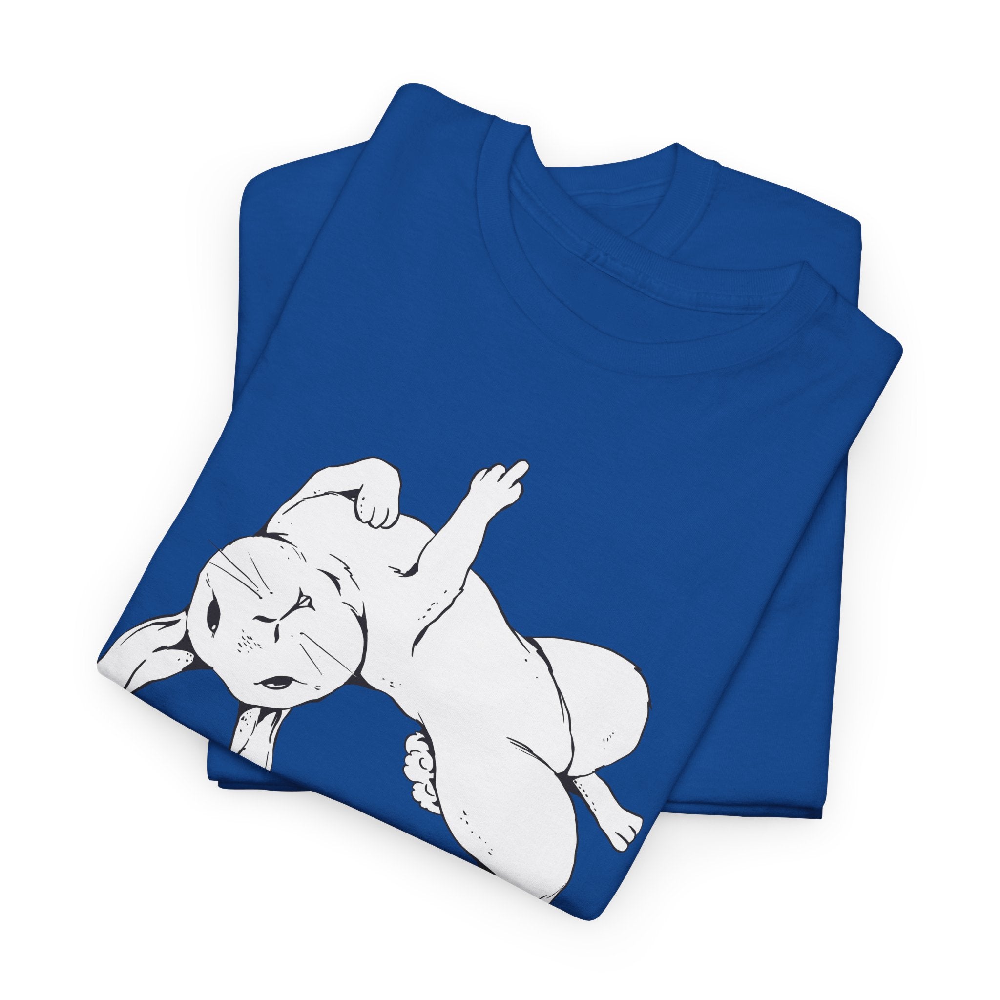 Karnickel Hase - Fliegt ganz entspannt mit ausgestrecktem Mittelfinger- Lustiges Shirt