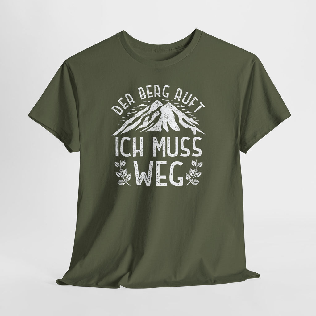 Der Berg ruft Shirt – Ich muss weg | Bergsteiger & Wander Shirt Vintage