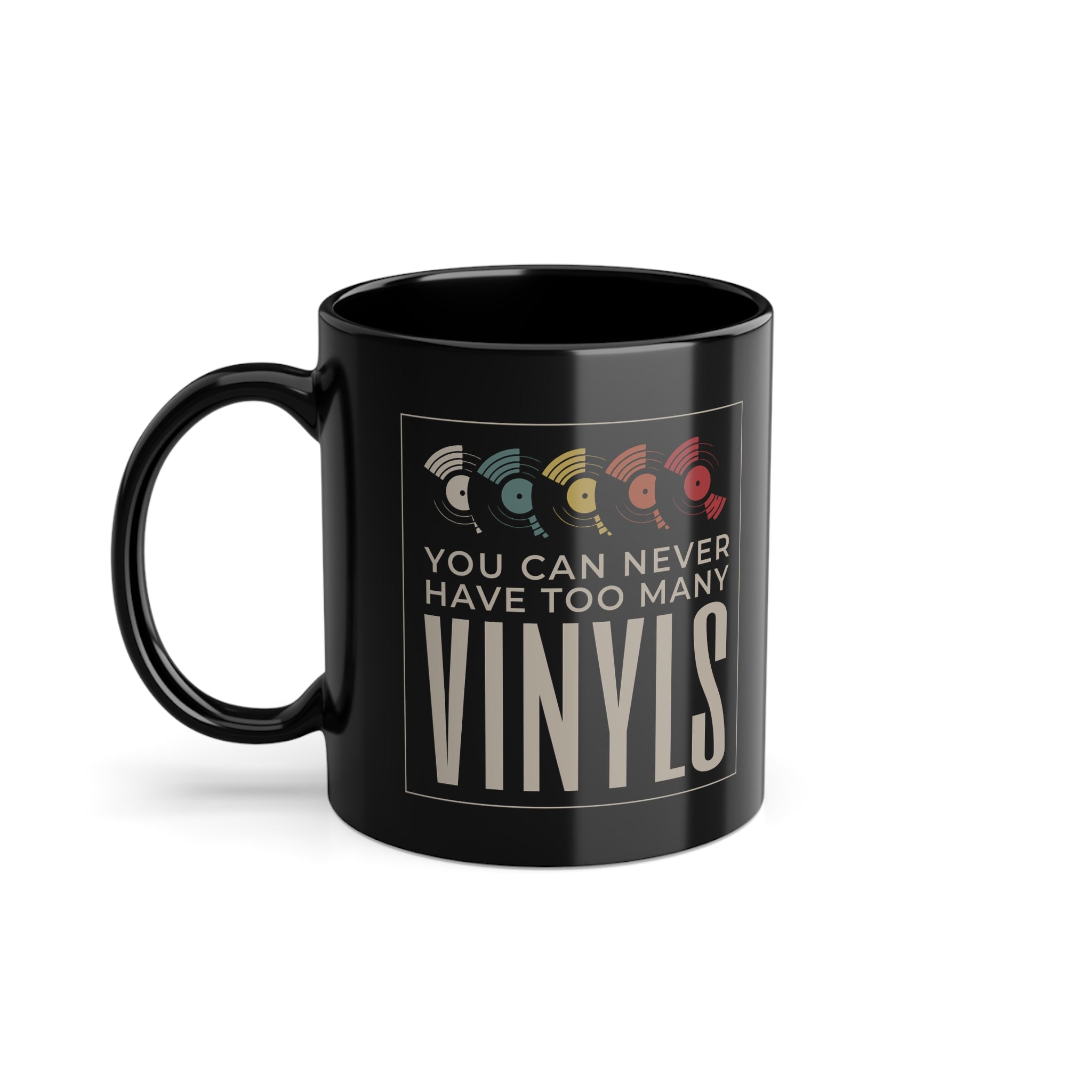 Schallplatten Fan - Retro Vinyl - Lustige Kaffee Tasse