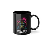 CHILL BRO - Cooler Affe mit Sonnenbrille Geschenkidee Gamer - Geschenk Kaffee Tasse