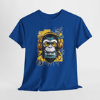 Monkey Head Music T-Shirt – Urban Streetwear Affe mit Kopfhörern