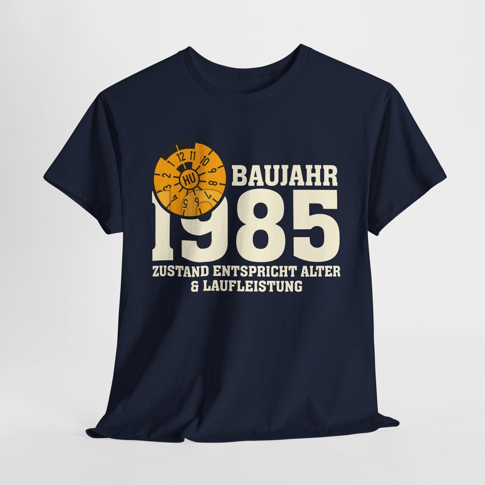 40. Geburtstag TÜV Plakette Baujahr 1985 Zustand entspricht Alter und Laufleistung Lustiges Geschenk T-Shirt