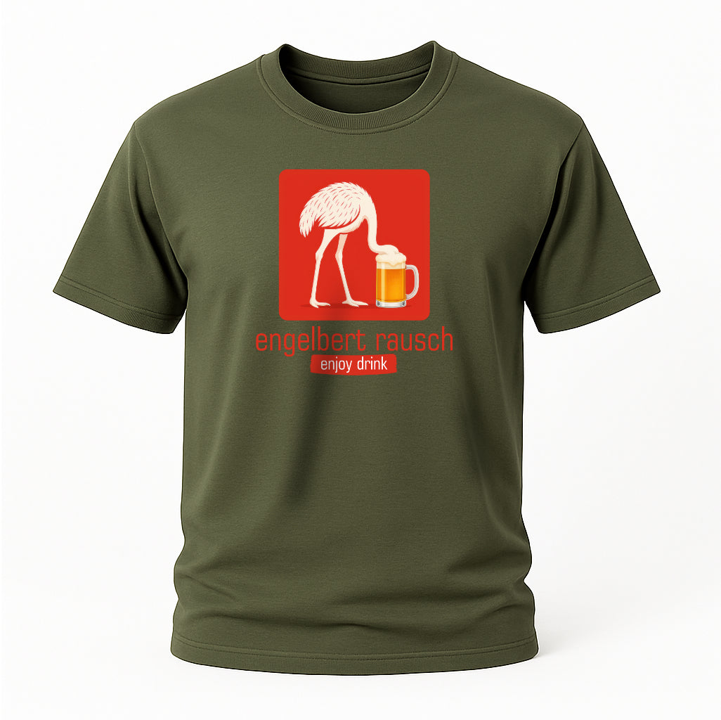 Engelbert Rausch – Lustiges Bier Shirt | Parodie Design