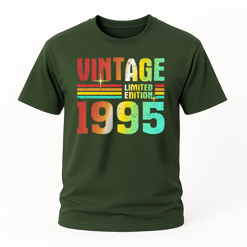 30. Geburtstag Vintage Retro Limited Edition Geboren 1995 Geschenk T-Shirt