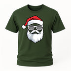 Cooler Weihnachtsmann – Stylischer Santa mit Bart & Brille T-Shirt