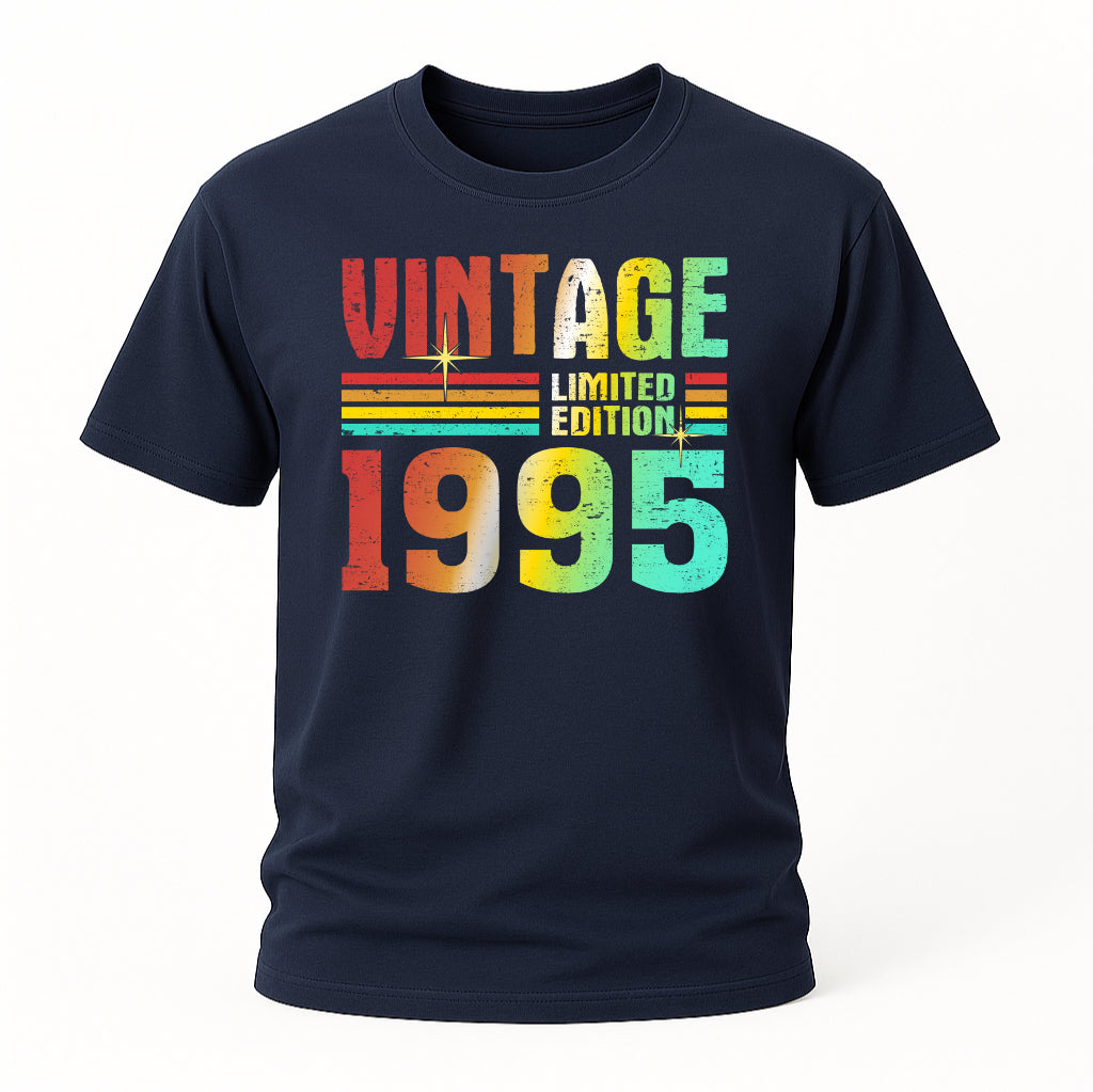 30. Geburtstag Vintage Retro Limited Edition Geboren 1995 Geschenk T-Shirt