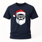 Cooler Weihnachtsmann – Stylischer Santa mit Bart & Brille T-Shirt