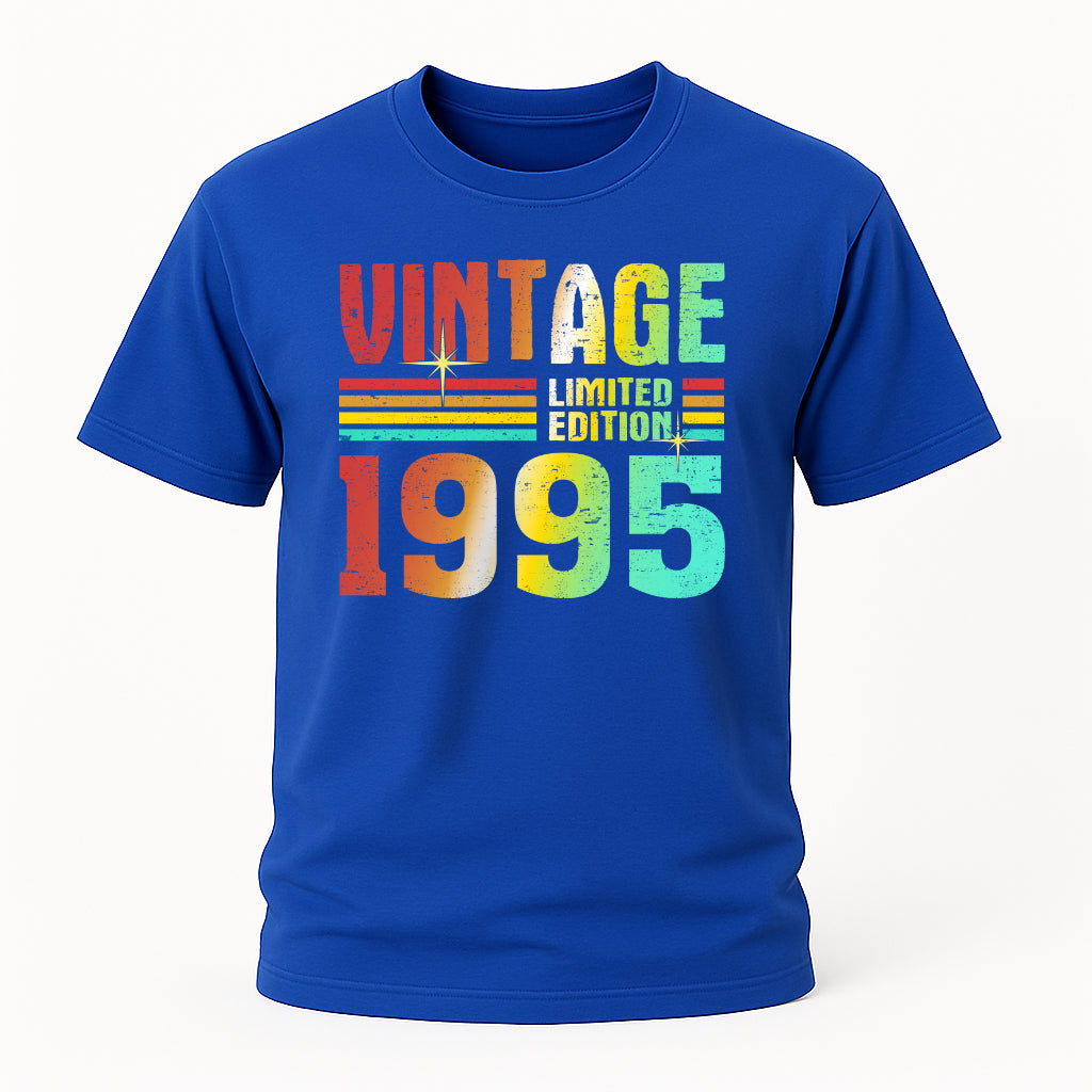 30. Geburtstag Vintage Retro Limited Edition Geboren 1995 Geschenk T-Shirt