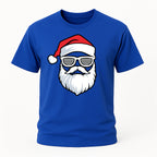 Cooler Weihnachtsmann – Stylischer Santa mit Bart & Brille T-Shirt