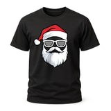 Cooler Weihnachtsmann – Stylischer Santa mit Bart & Brille T-Shirt