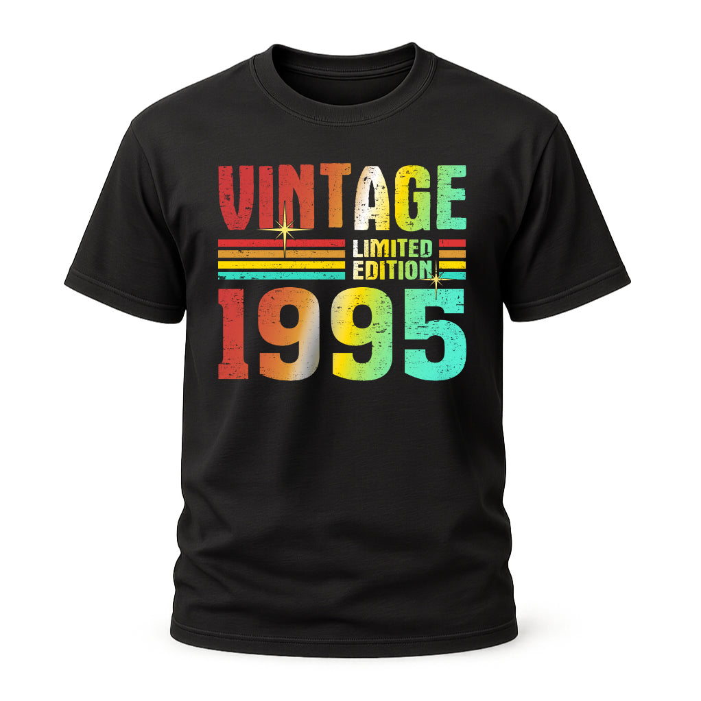 30. Geburtstag Vintage Retro Limited Edition Geboren 1995 Geschenk T-Shirt