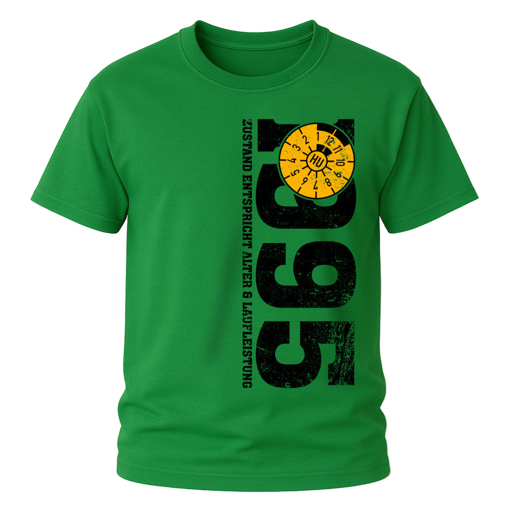 30. Geburtstag 1995 Zustand entspricht Alter und Laufleistung TÜV Lustiges Mechaniker Geschenk T-Shirt