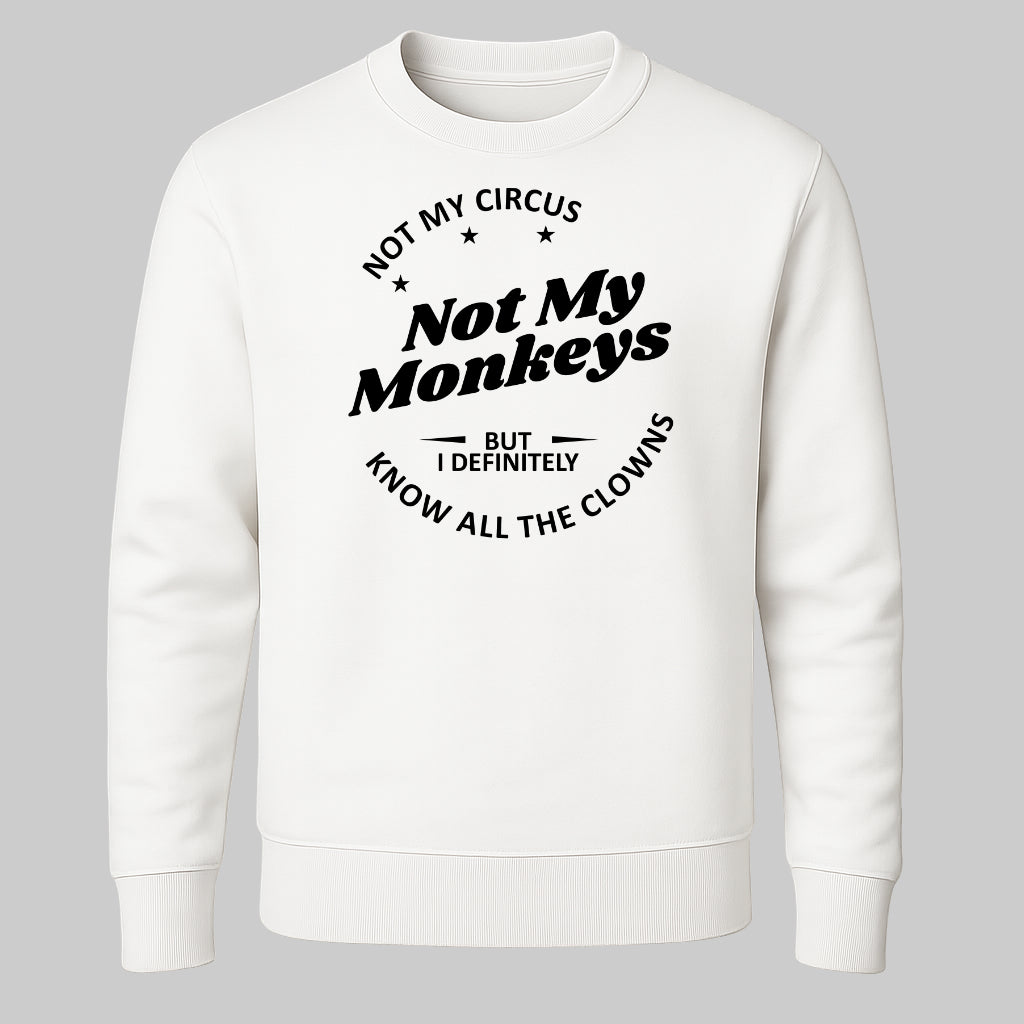 Sarkastisches Sweatshirt – Ich Kenne Die Clowns – Humor für Alltag & Job Unisex Sweatshirt