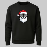 Cooler Weihnachtsmann – Stylischer Santa mit Bart & Brille - Unisex Sweatshirt