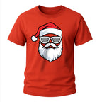Cooler Weihnachtsmann – Stylischer Santa mit Bart & Brille T-Shirt
